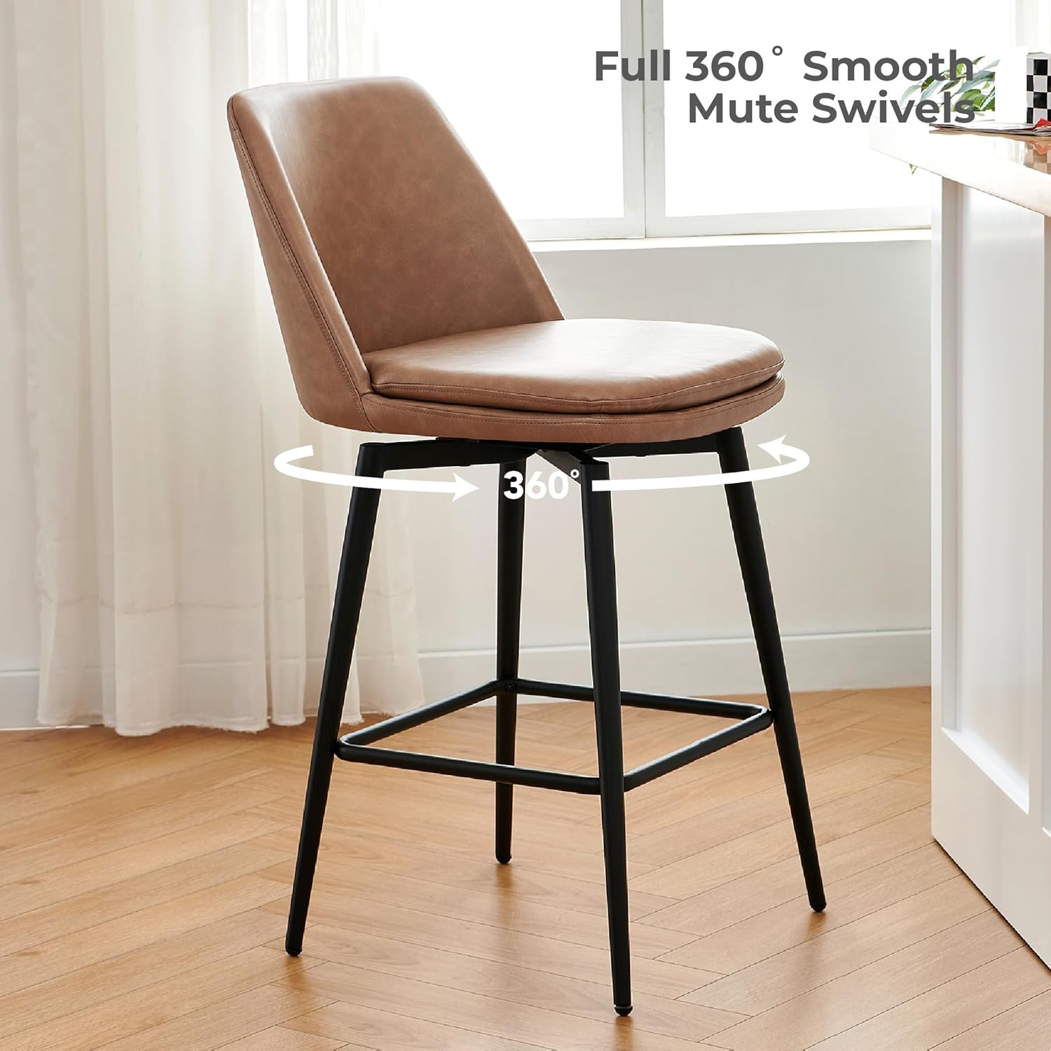 CHITA Swivel Bar Stools, 27.2