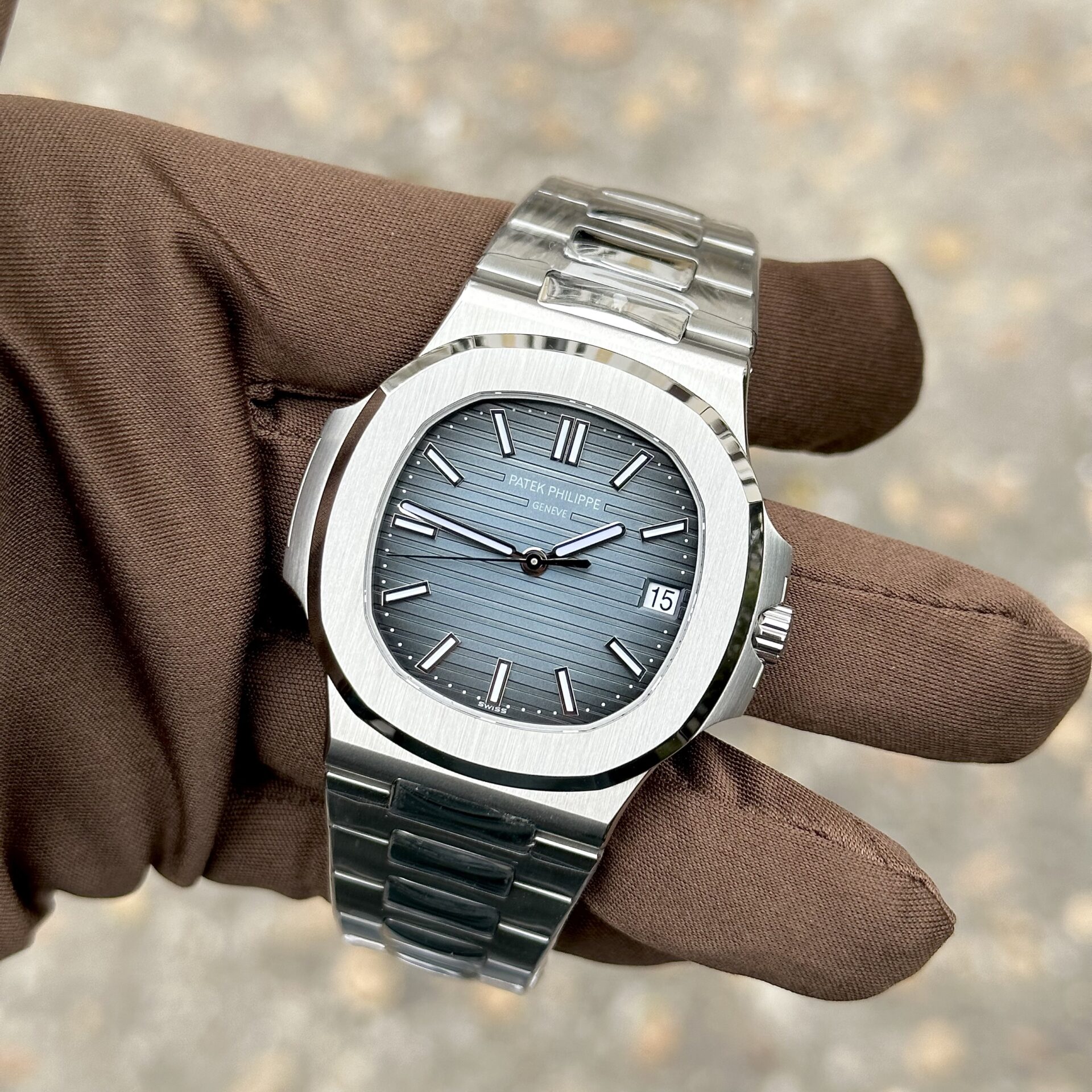 Patek Philippe Nautilus 5711 Replica Watch Blue Dial 3K Factory 40mm - Top club