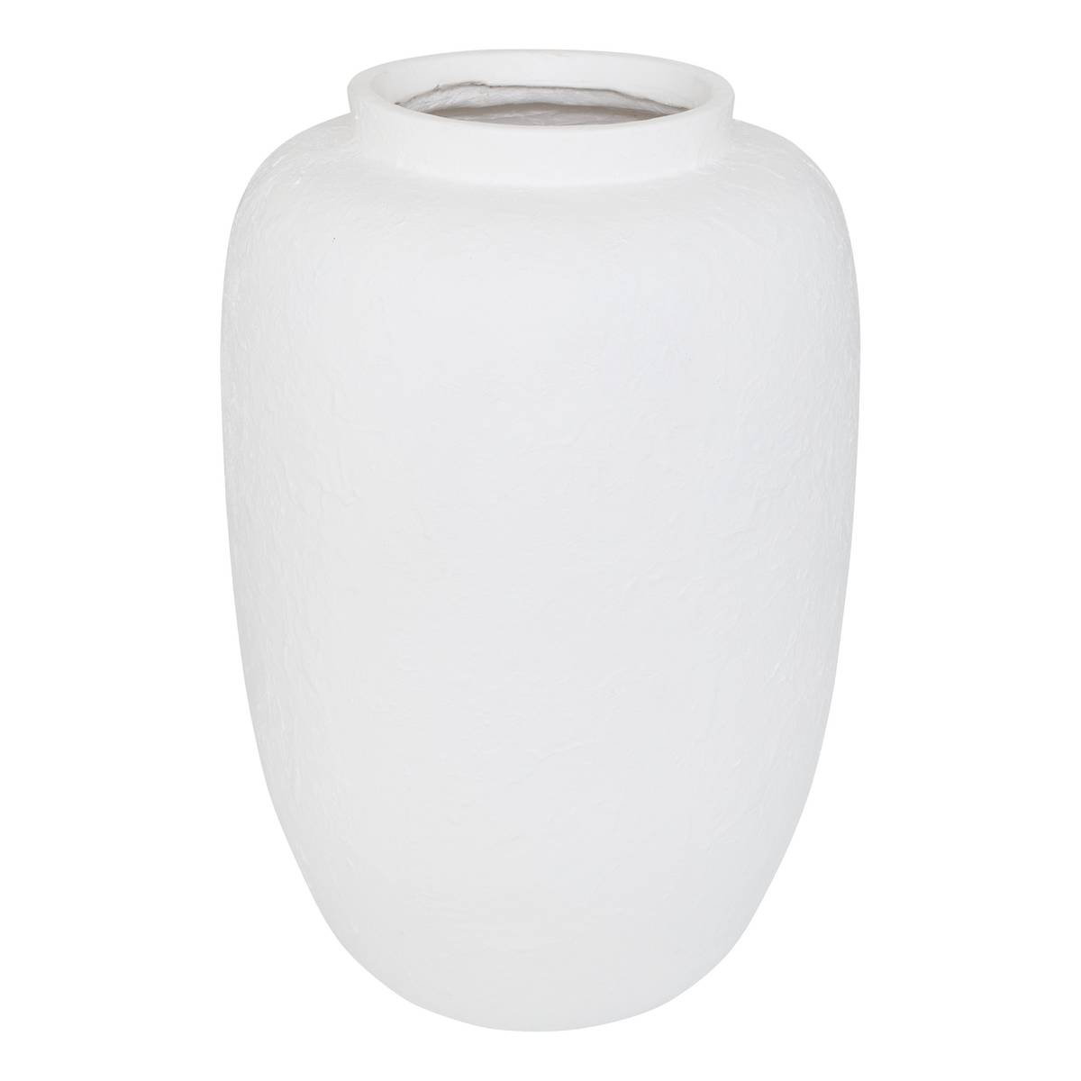 Vase "Elene" White, H.45.5 cm