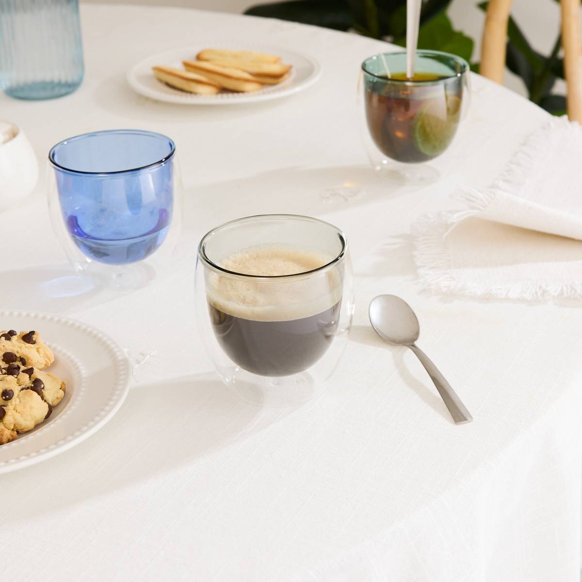 Double-walled mug "Alex" 250 ml, Borosilicate glass