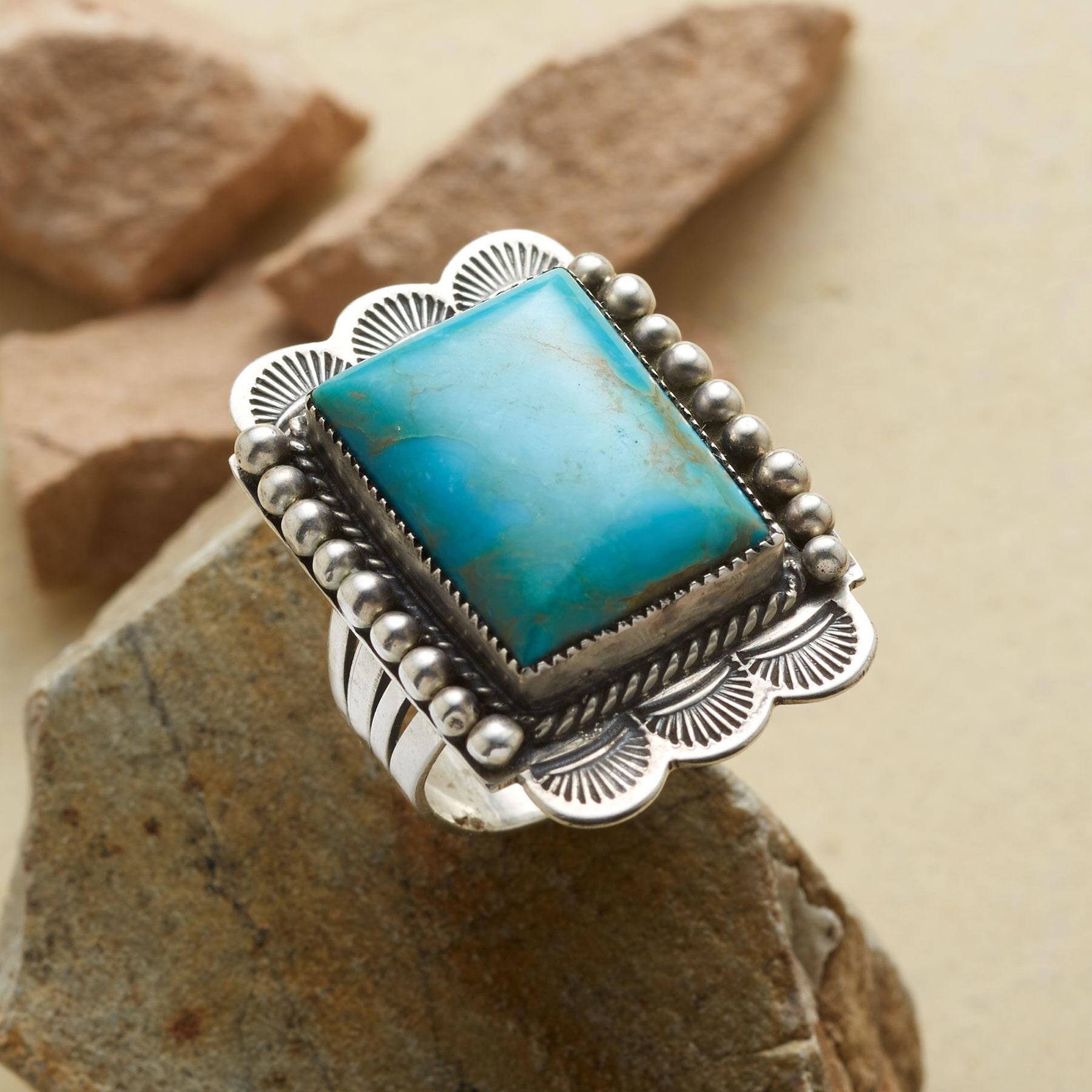Treasured Turquoise Ring - Sundance Clothing