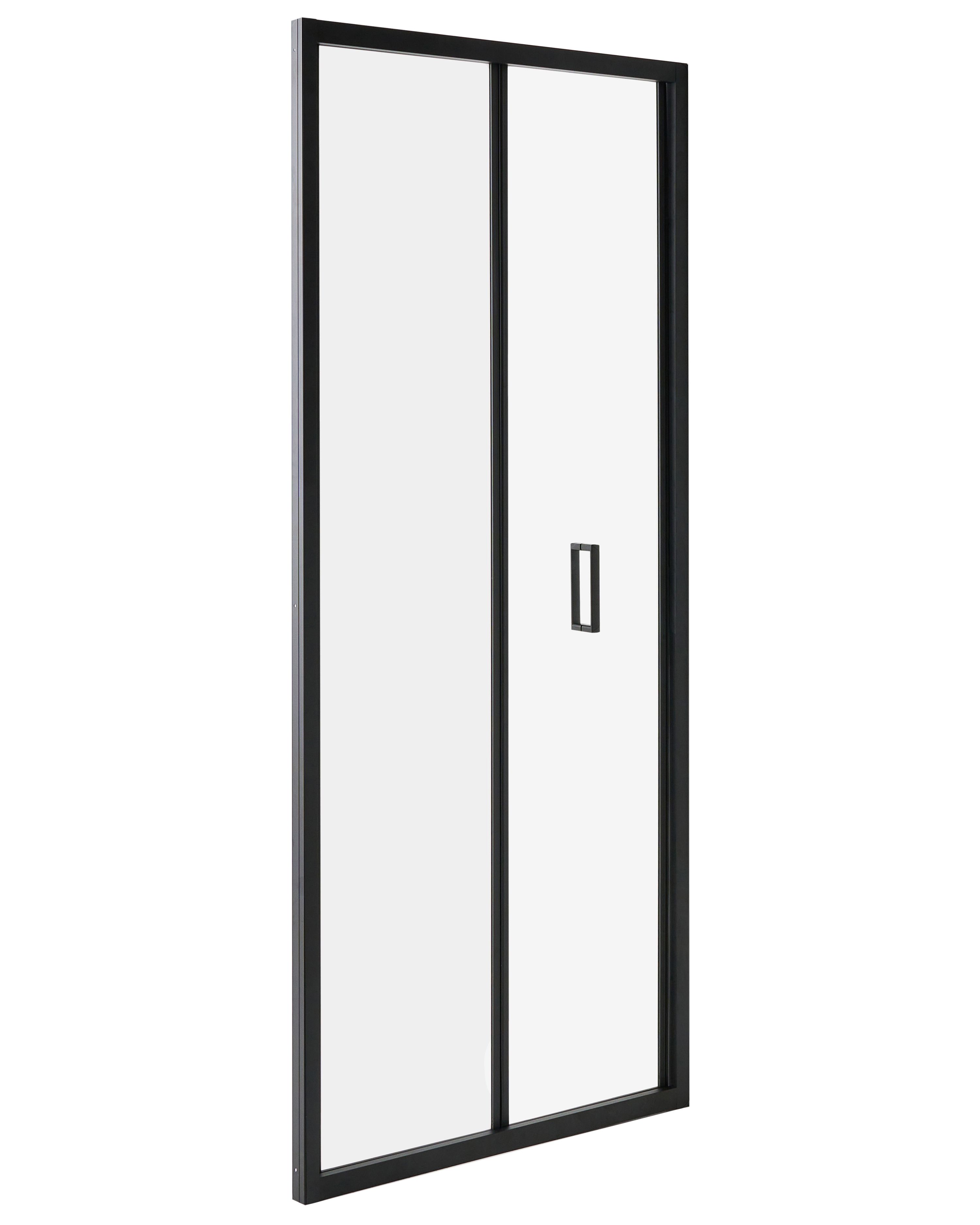 Bi-Fold Shower Door NELTUME 800 x 1900 mm Black