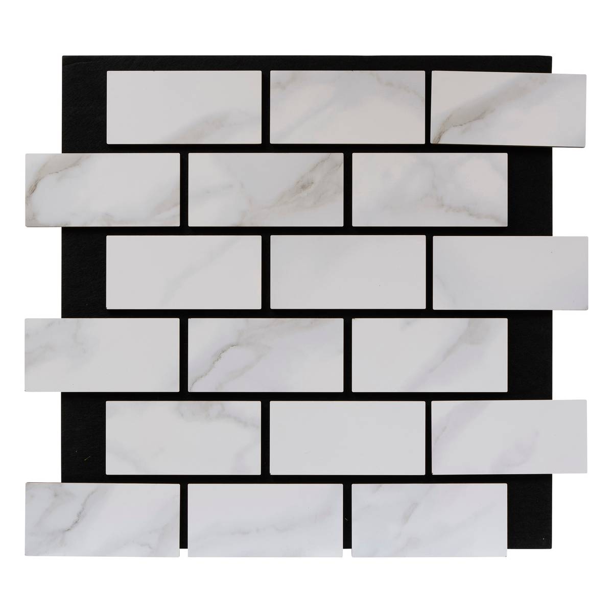 "Clint" decorative wall panel Grey, 61x69 cm