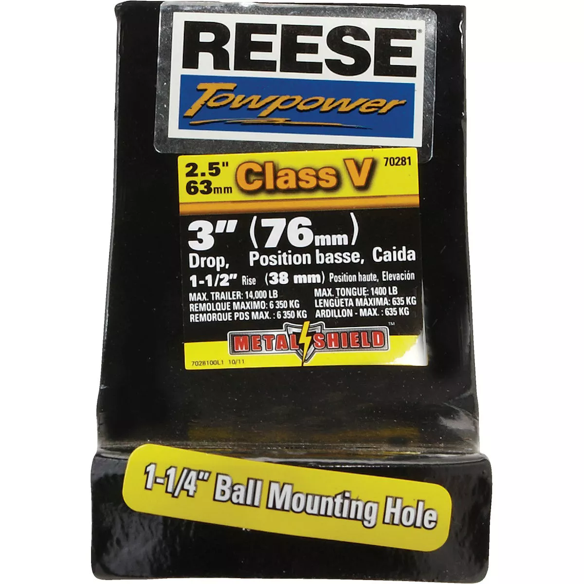 Reese Towpower 3 In. Heavy-Duty Hitch Draw Bar