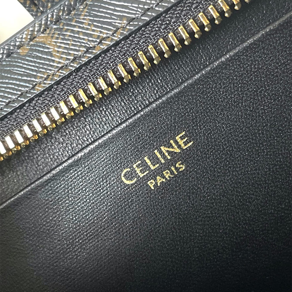 Celine TINA SHOULDER BAG IN Triomphe canvas1:1High-quality replica