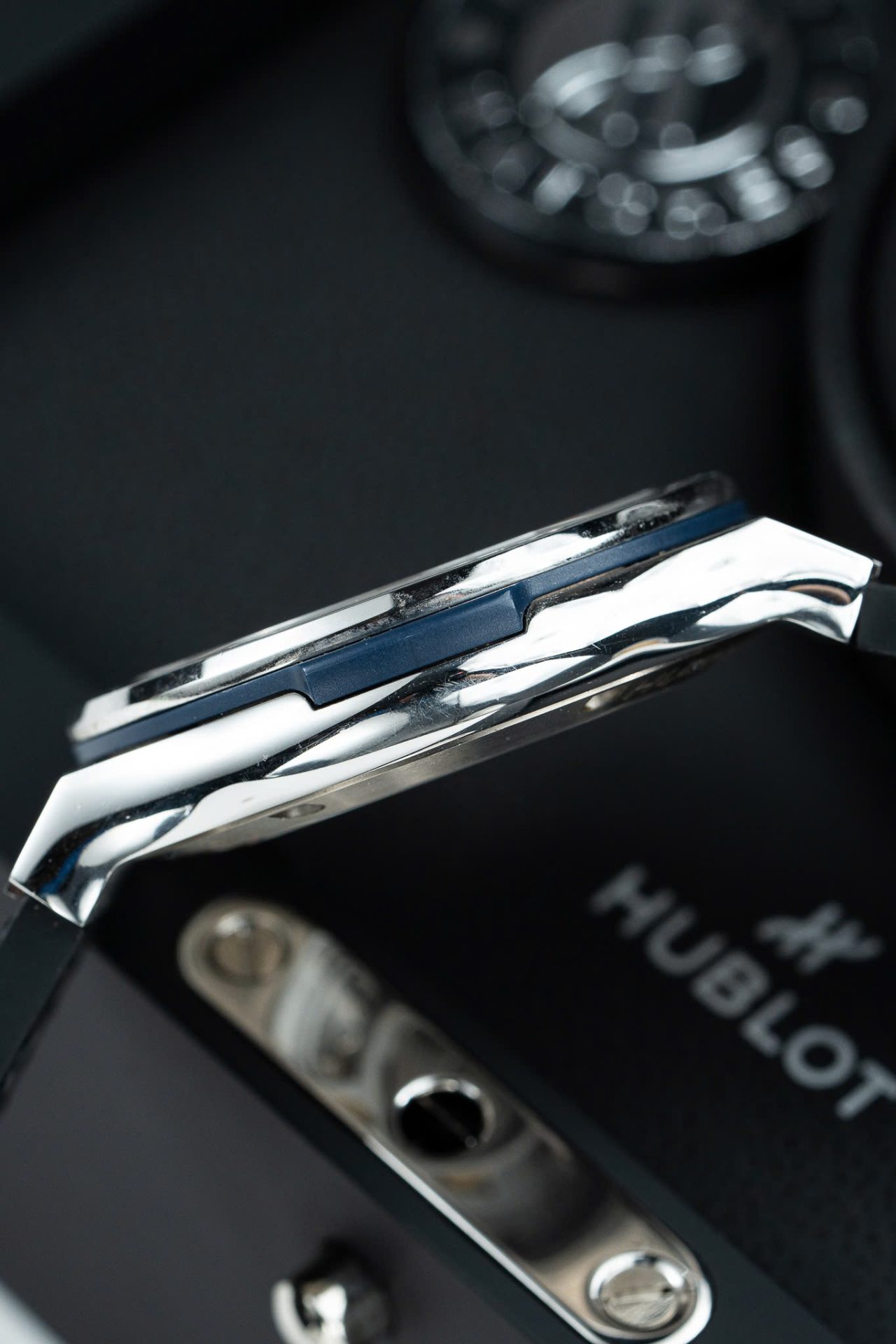 Hublot Classic Fusion Titanium Rainbow Refined Synthentic Gemstones Bezel Best Copy 42mm - Top club