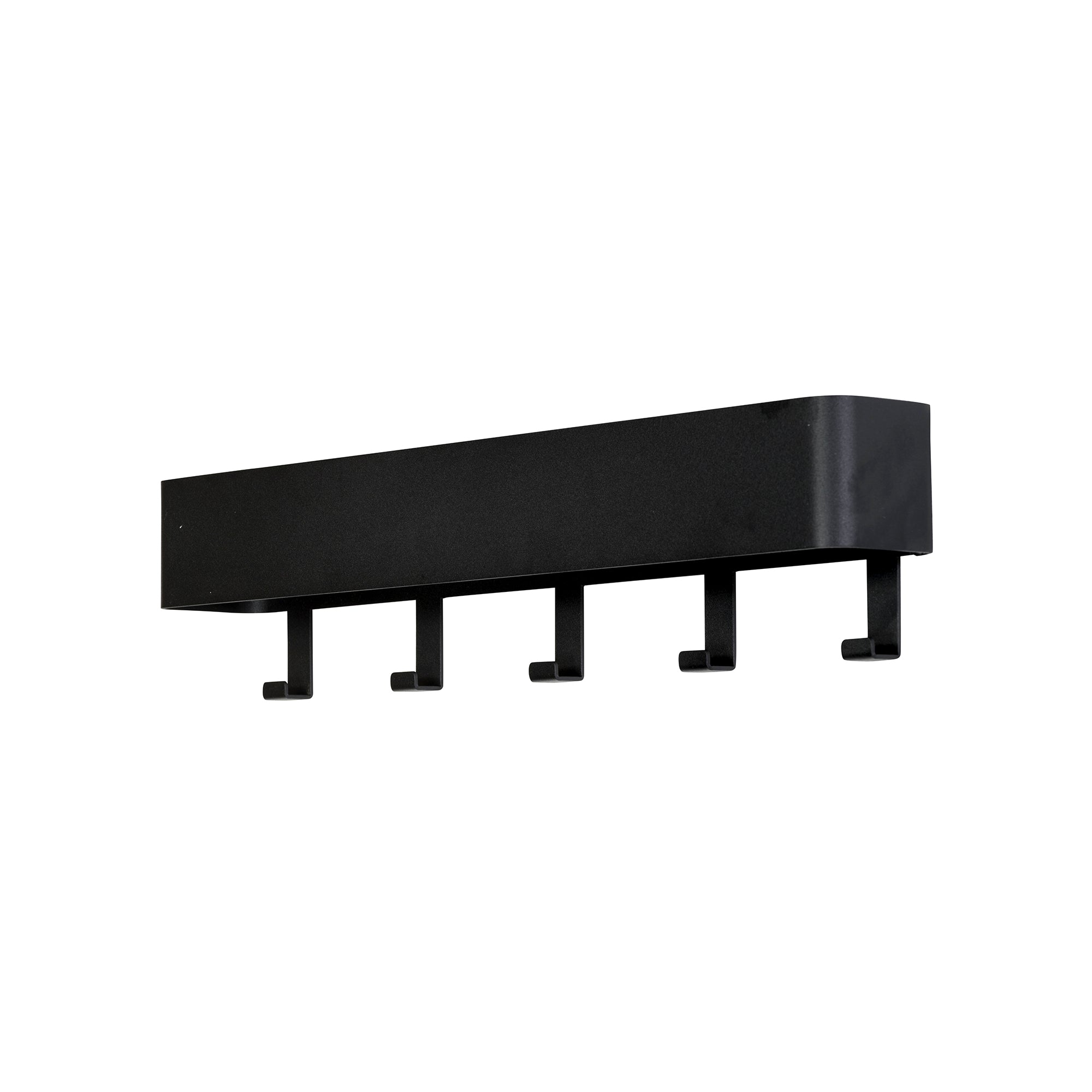 Spinder Design Dax Play 5 Wandkapstok H 12 cm - Zwart