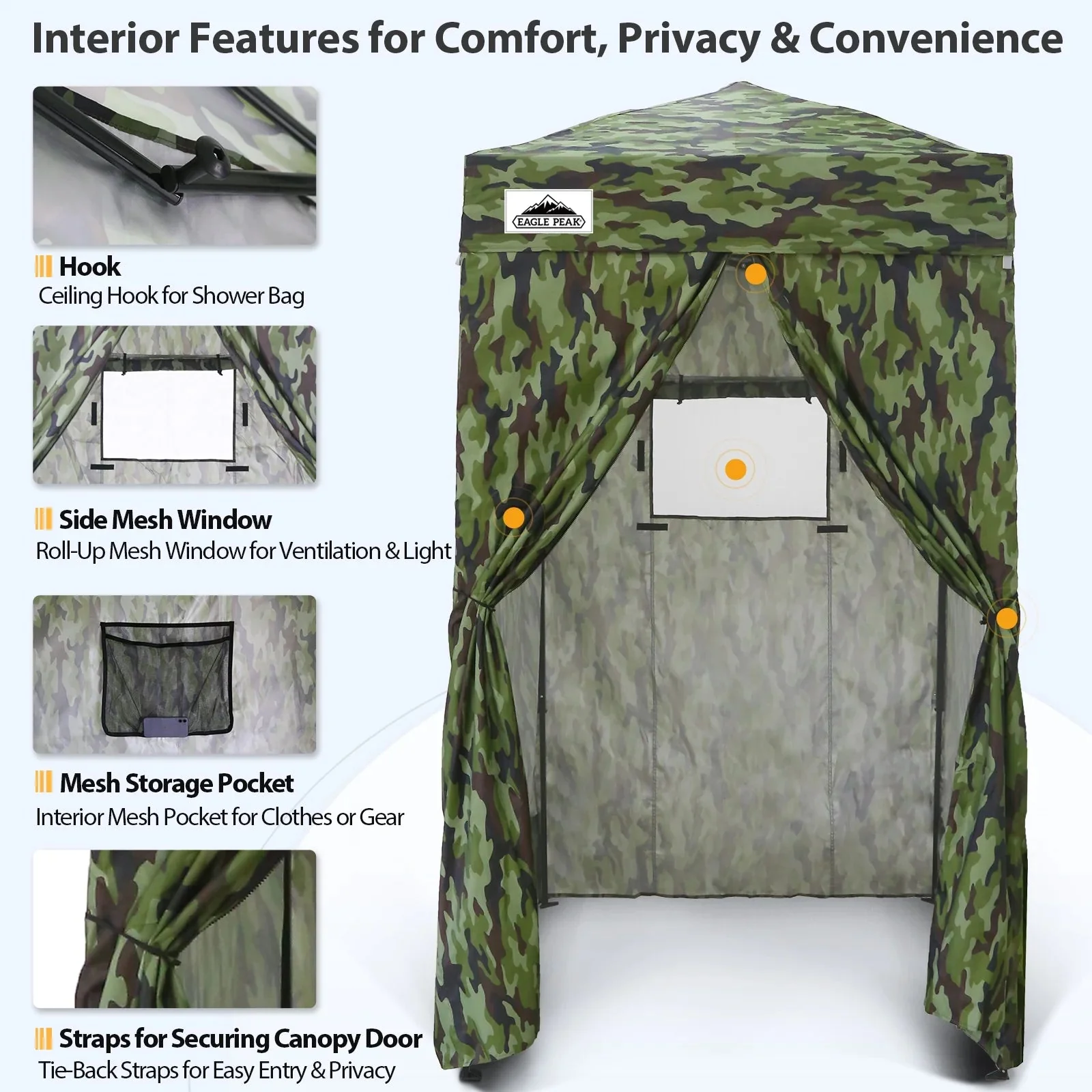 EAGLE PEAK Ultra Compact 4 ft x 4 ft Pop-Up Changing Room Canopy - Flex - Image 160 EAGLE PEAK Ultra Compact 4 ft x 4 ft Pop-Up Changing Room Canopy - Flex - Image 160