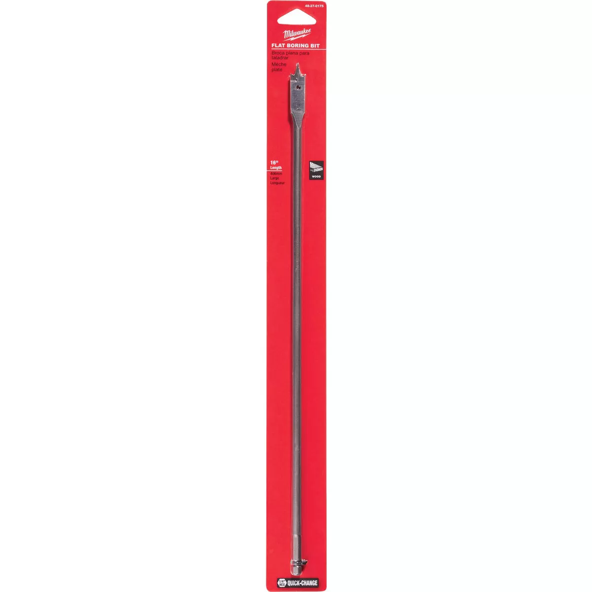 Milwaukee 1/2 In. x 16 In. Spade Bit