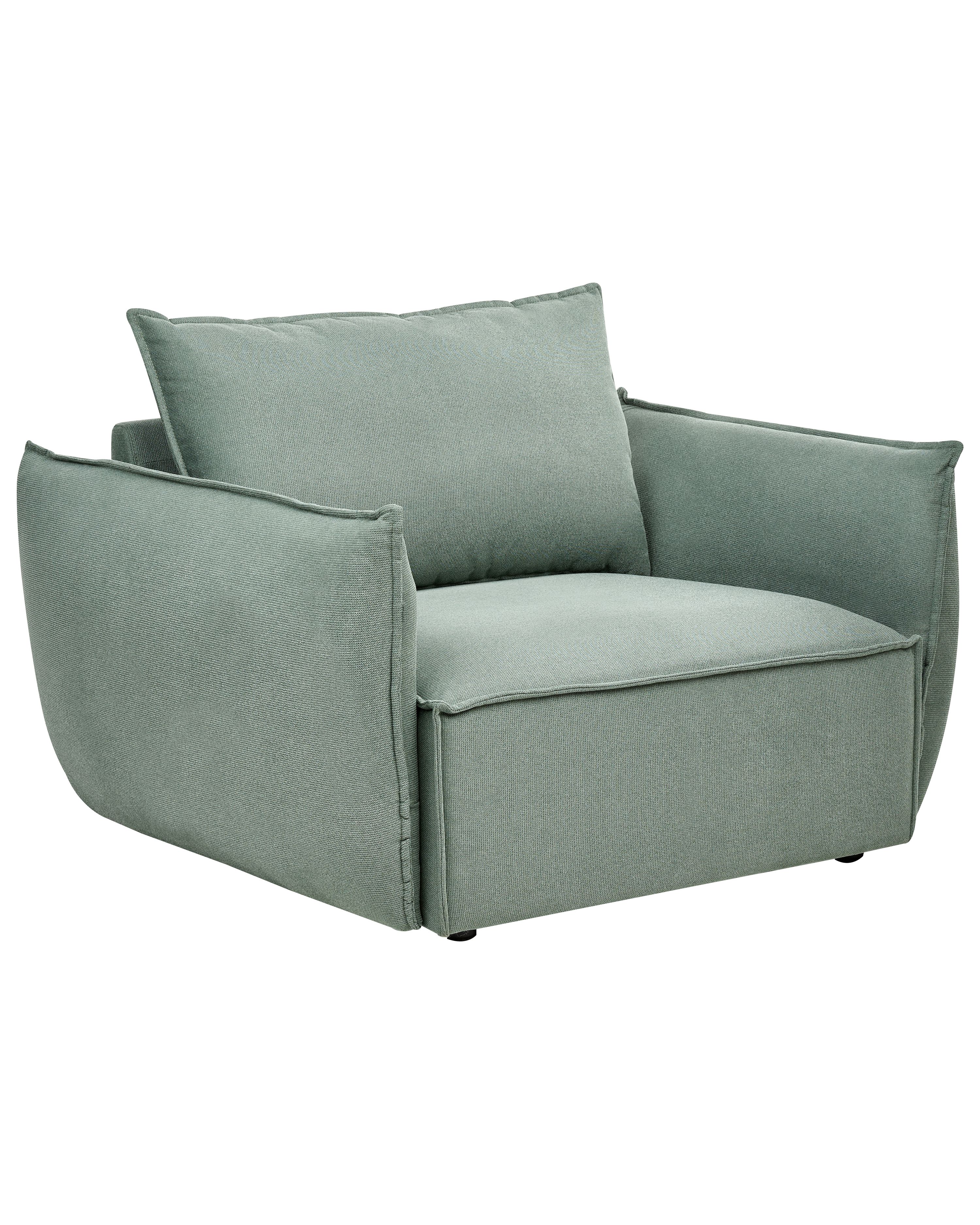 Armchair KUNES Fabric Light Green