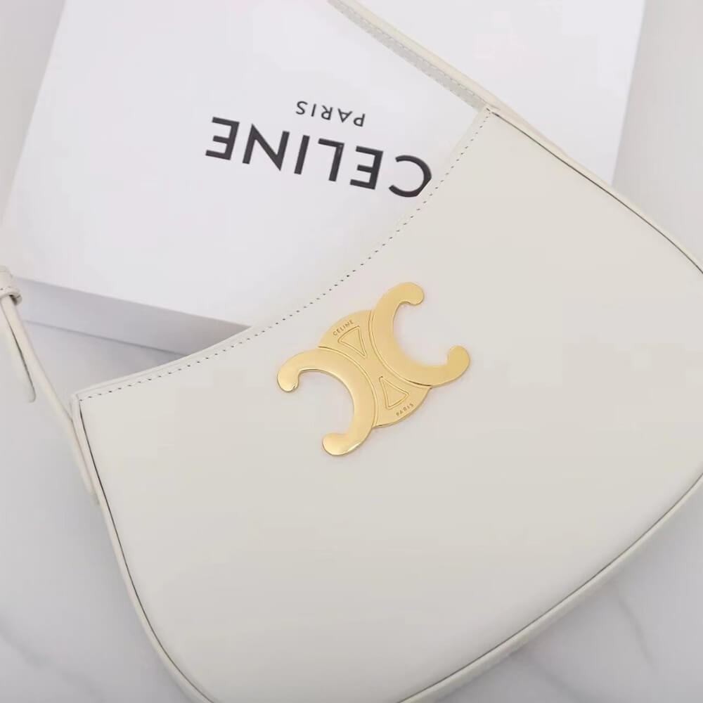 CELINE MEDIUM TILLY BAG in shiny calfskin1:1High-quality replica