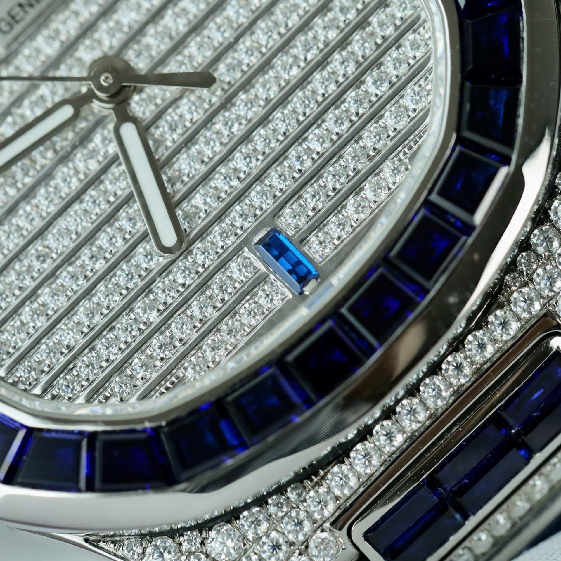 Patek Philippe Nautilus 5719 Best Copies Watch Diamonds Moissanite   Sapphire Baguette Custom 40mm - Top club