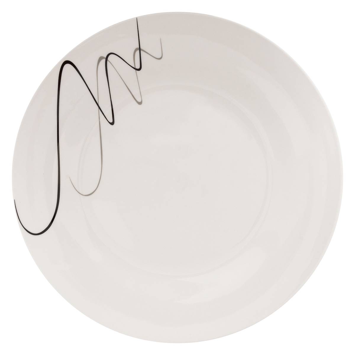 Dinner Set "Pablo" 18 pieces, Black & White