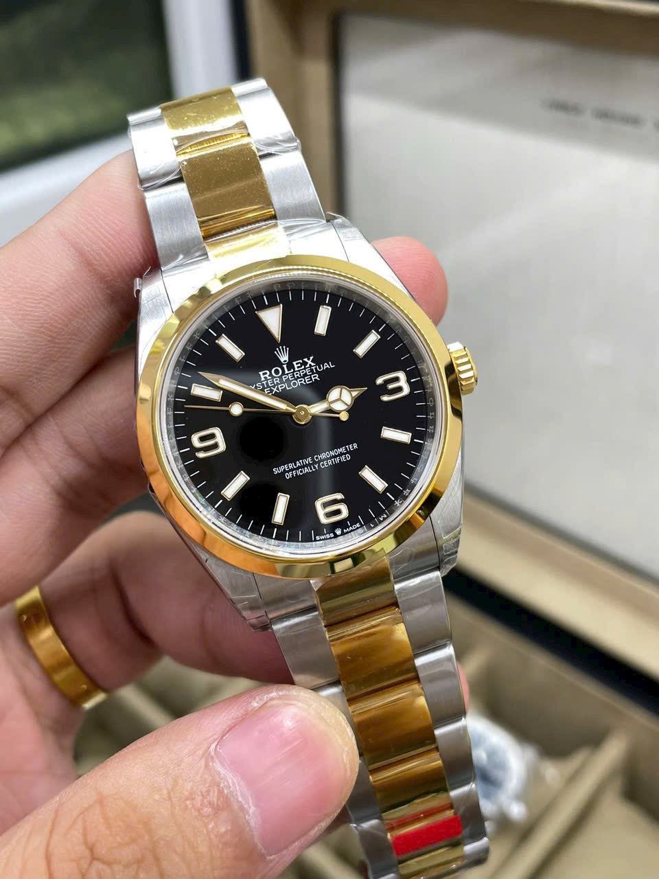 Rolex Replica Watches Explorer 124273 Dial Black VS Factory 36mm - Elite Watch Atelier