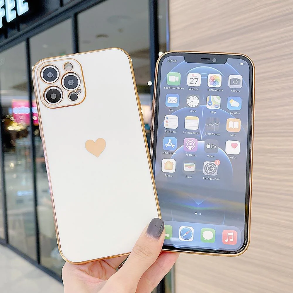 Love Heart Full Cover iPhone Case - Wholesale & Influencer