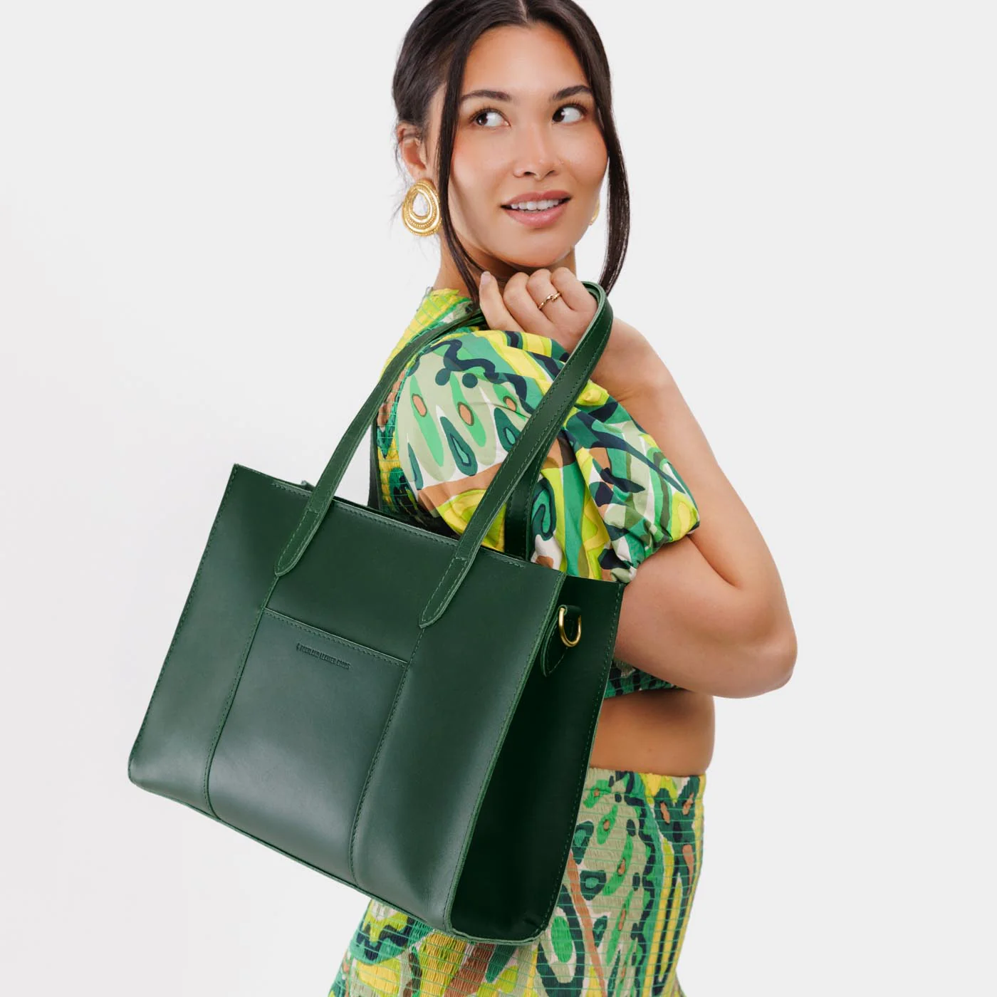 Large Lola Zipper Crossbody Tote