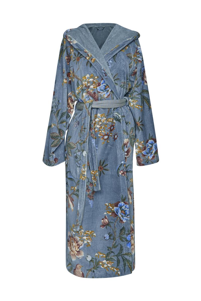 Pip Studio Secret Garden Badjas - Blauw - XS