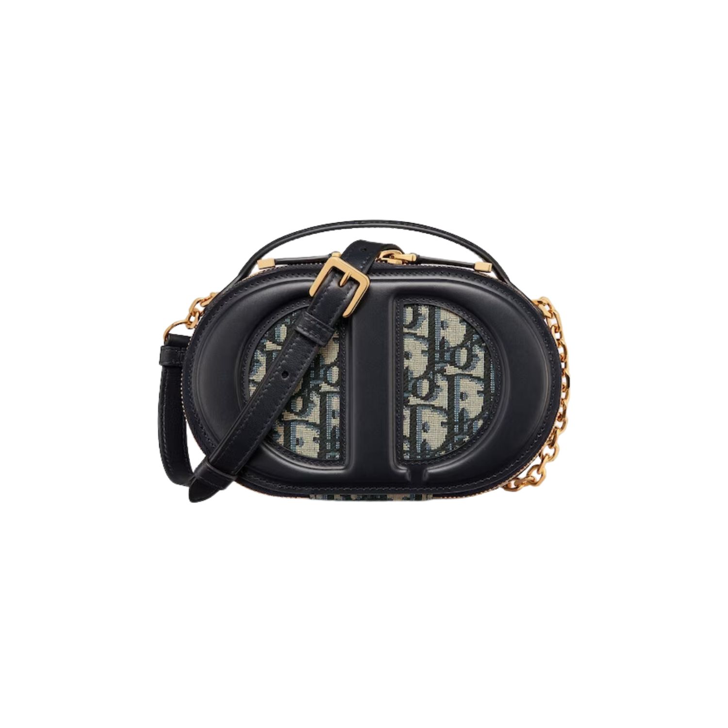 CD Signature Oval Camera Bag Blue For Women S2201UTZQ_M928- 18 Cm/ 7 Inches1:1High-quality replica
