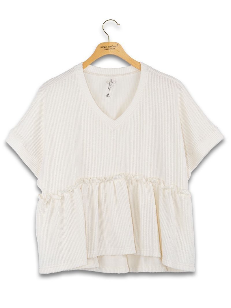 0126-TOP-CRD-RFL-PEARL - Simply Southern Outlet