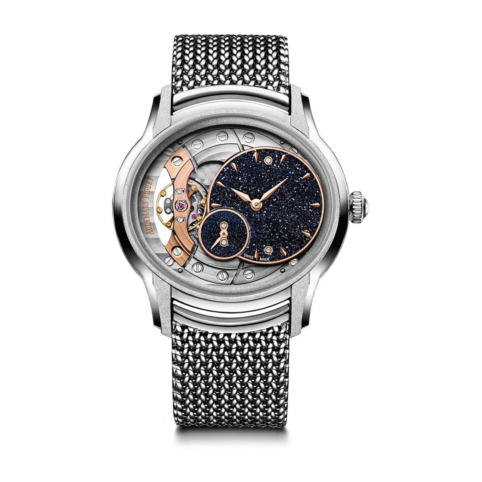 Audemars Piguet Replica Watch Millenary Frosted Gold Aventurine Dial(1:1 replica) - Top club