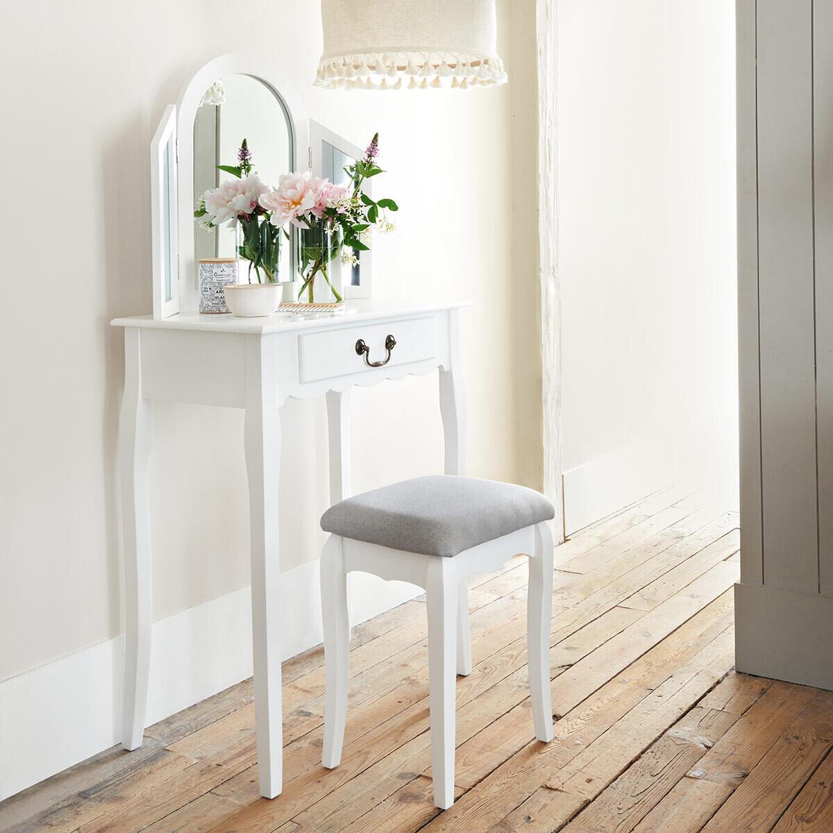 Dressing table "Aurell" White, L.65 cm