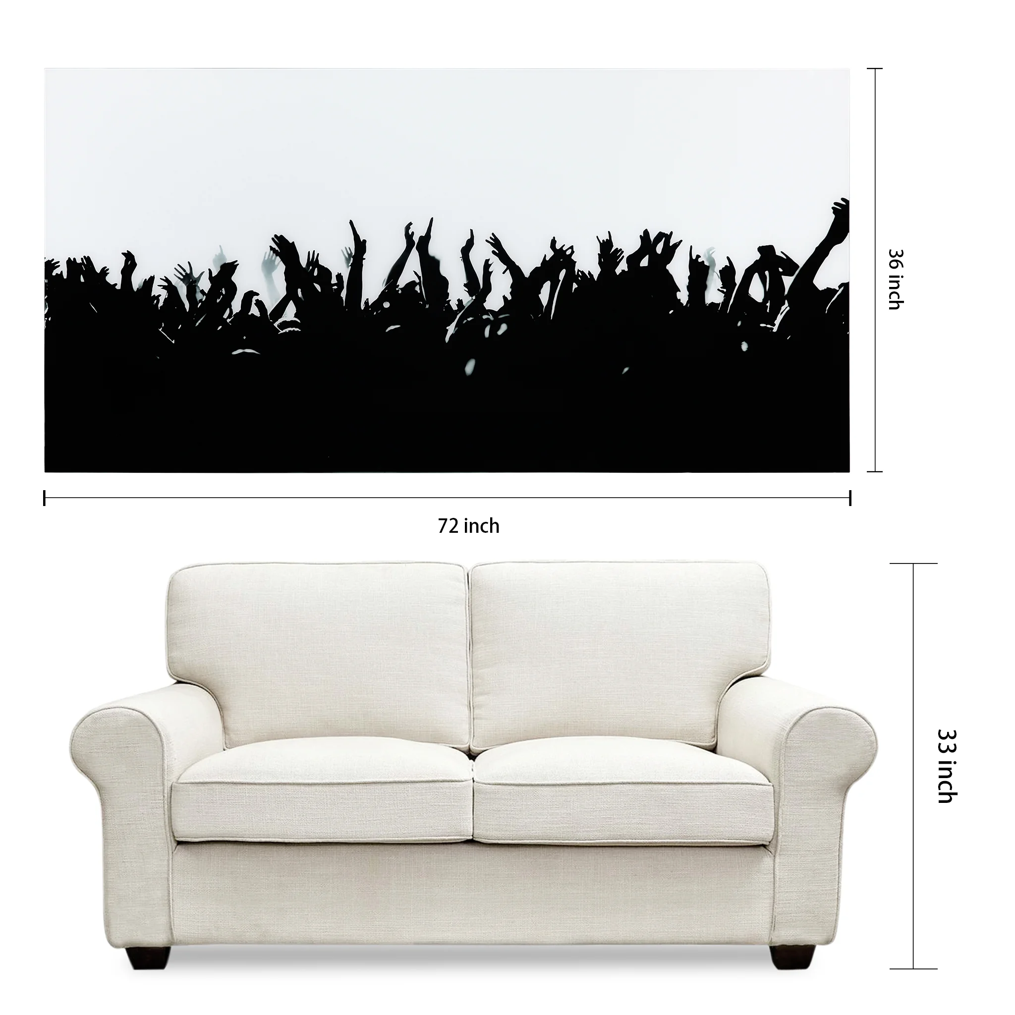 Empire Art Direct Blue Splash Frameless Free Floating Tempered Glass Panel Graphic Wall Art, 72" x 36", Ready to Hang - Image 59
