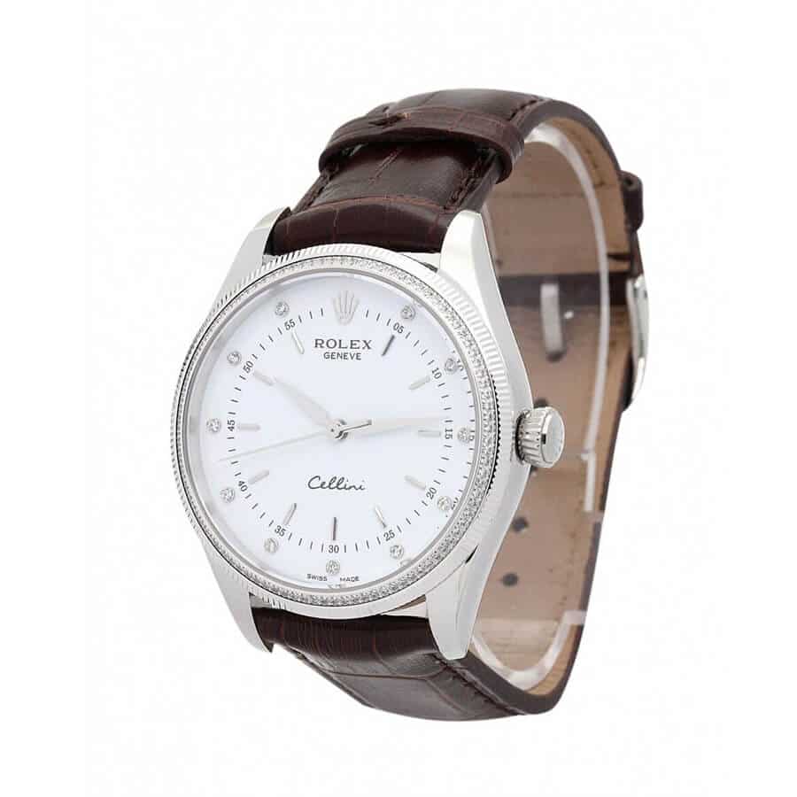 Rolex Cellini Danaos 4233 White Dial Replica - Elite Watch Atelier