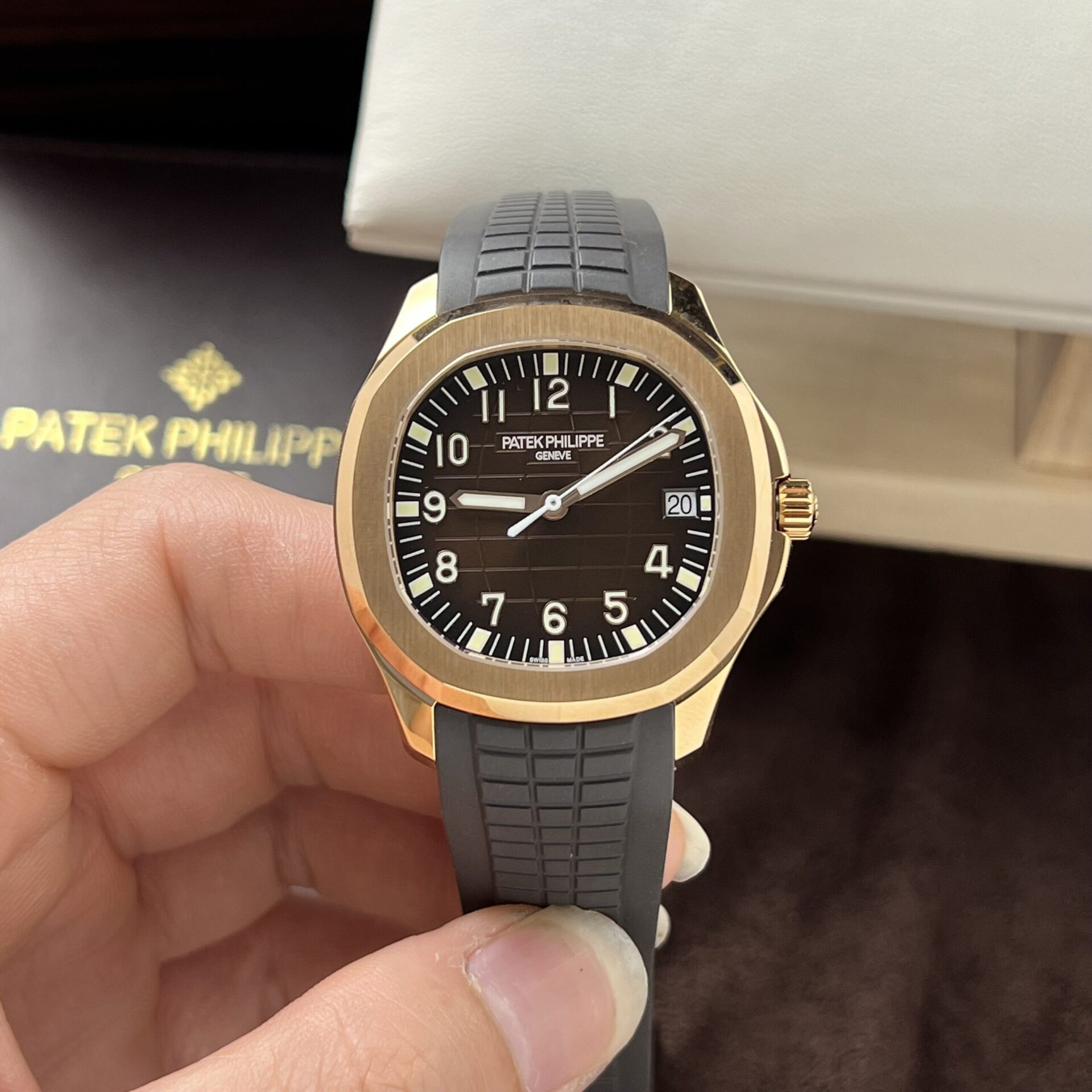 Patek Philippe Replica Watch Aquanaut 5167R Bown Dial 3K Factory 40mm - Top club