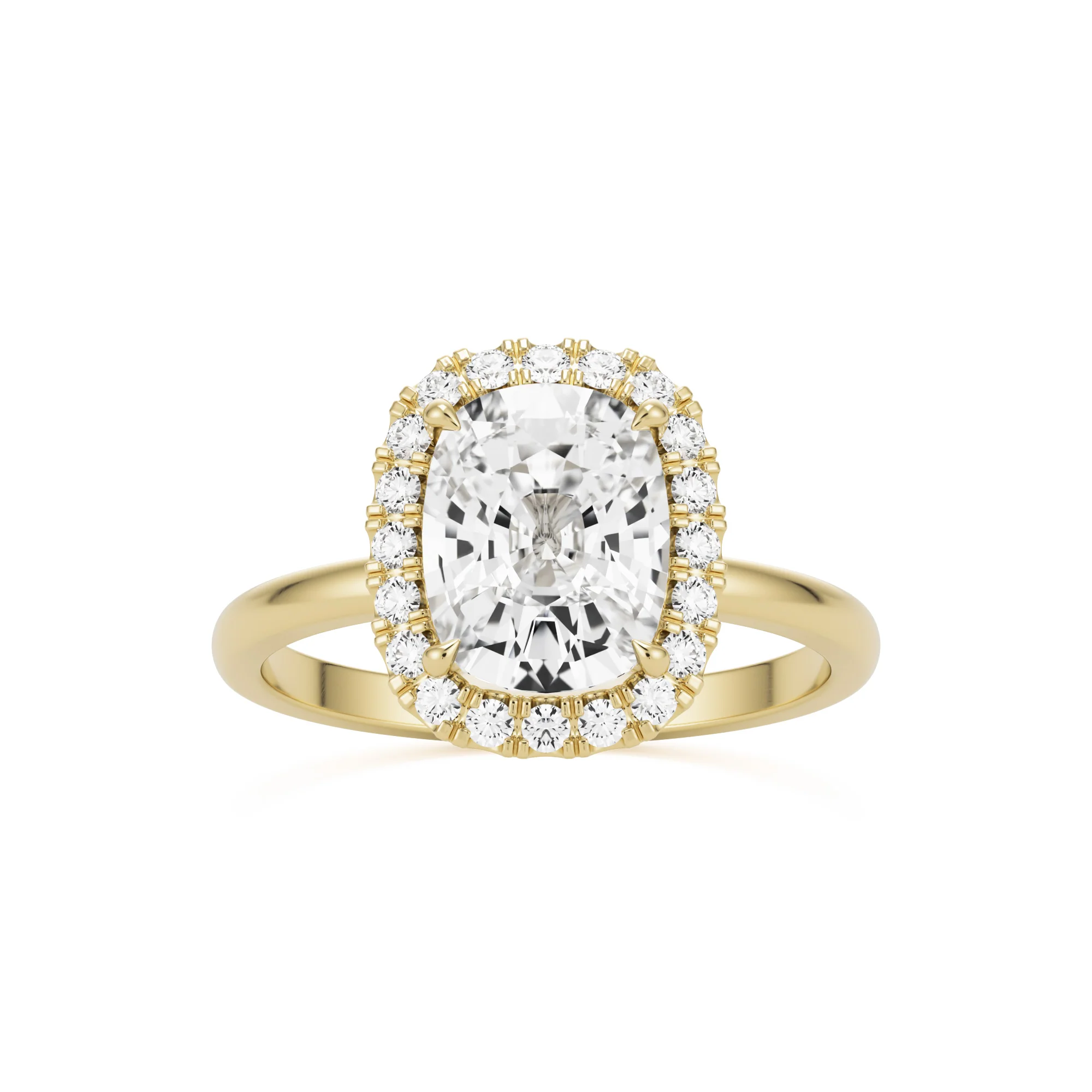 The Elongated Cushion Halo