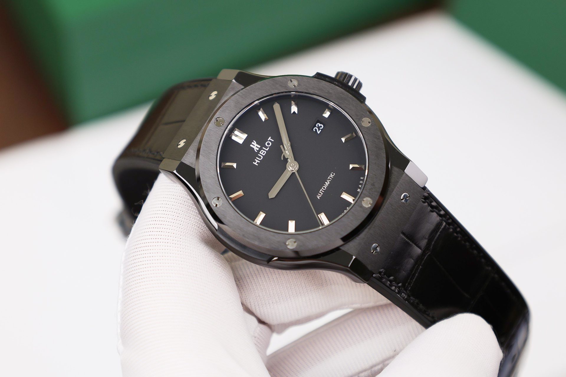 Hublot Replica 1:1 Watch Classic Fusion Black Ceramic SW300 Movement 42mm - Top club