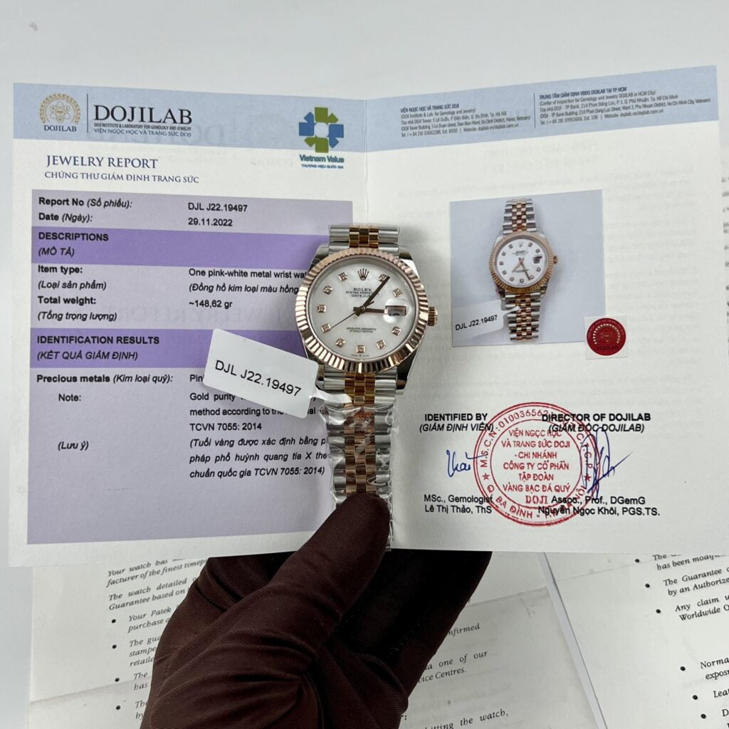 Rolex Replica Watch DateJust 126331 Dial Mother Of Pearl Gold Wrapped GM Factory 41mm - Elite Watch Atelier