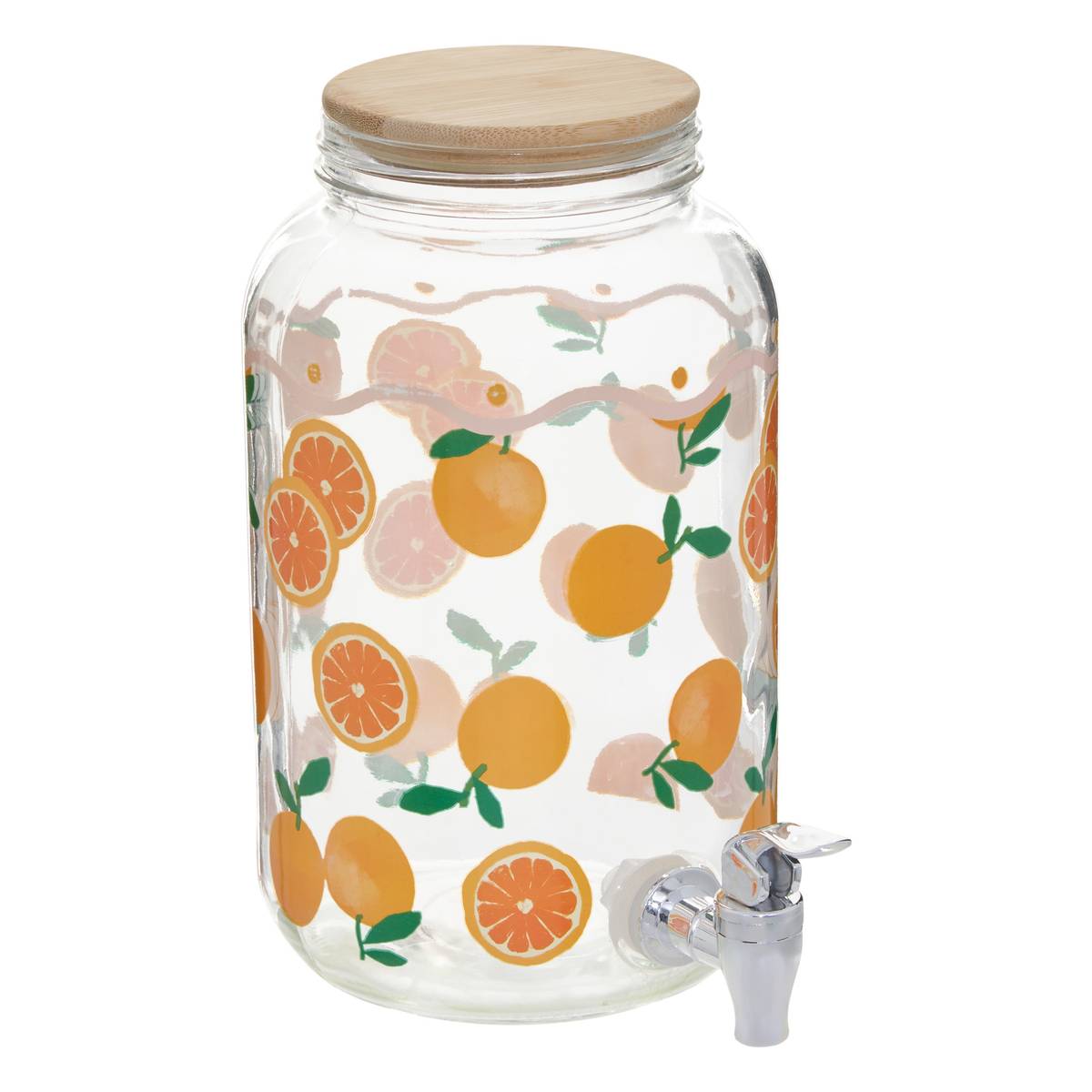 Beverage dispenser "Fruity" Glass, 4L
