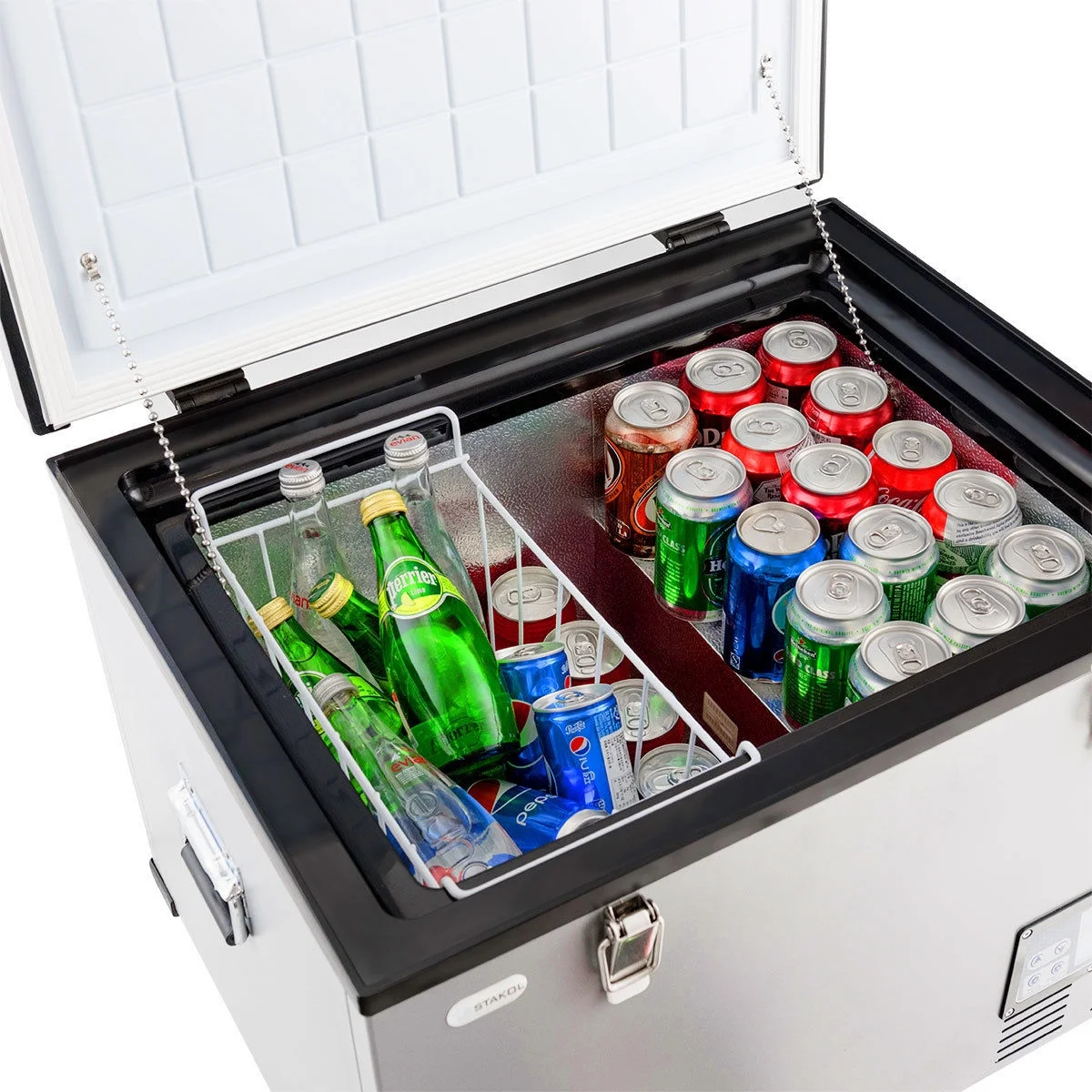 Costway 63-Quart Portable Electric Car Cooler Refrigerator / Freezer Compressor for RVs Camping - Image 9