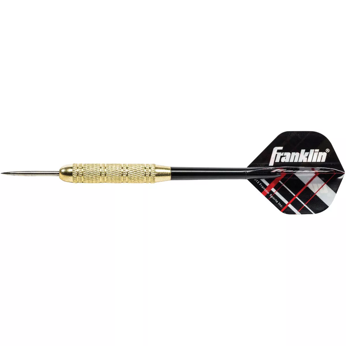 Franklin Brass-Coated Steel 18 Gm. Steel Tip Dart Set (6-Pack)