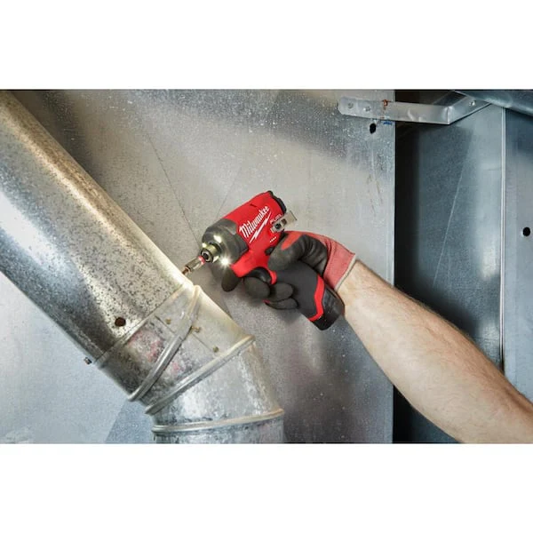 M12 FUEL 12V Lithium-Ion Cordless 3/8 in. Ratchet and 1/4 in. Impact Driver Kit (2-Tool) w/Batteries, Charger & Bag - Image 7