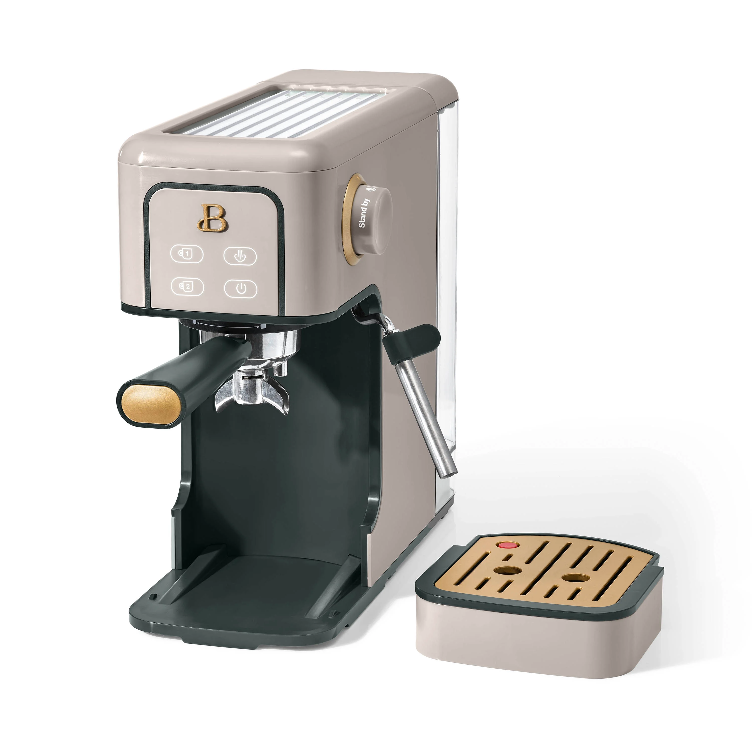 Beautiful Slim Espresso Machine with 20-Bar Pressure, Black Sesame by Drew Barrymore - Image 61