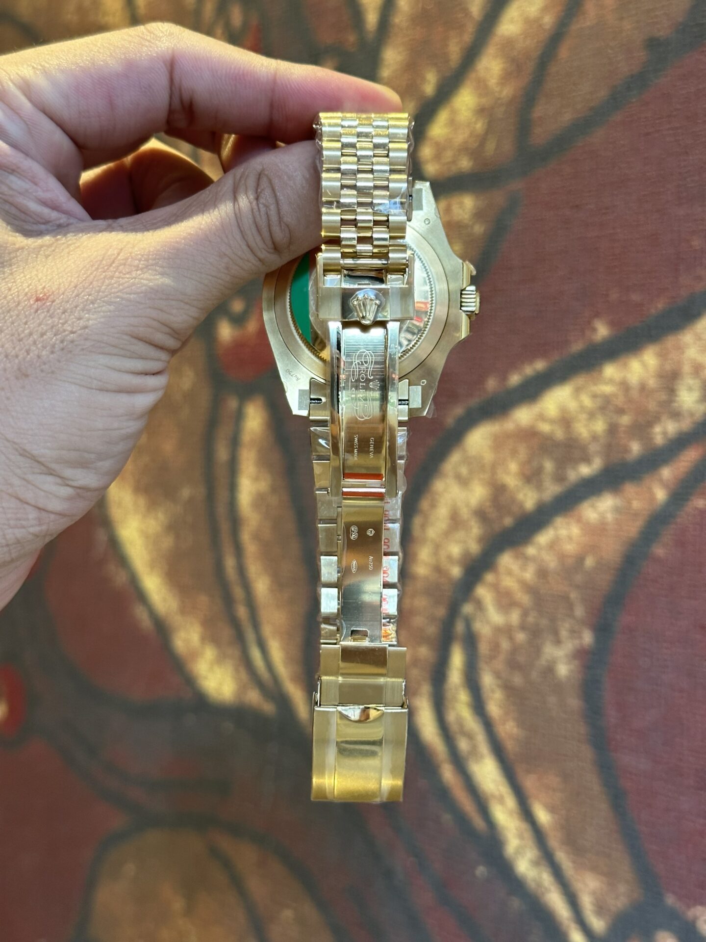 Rolex Replica 1:1 Watch GMT-Master II 126718GRNR Gold Plated Factory Clean 40mm - Elite Watch Atelier