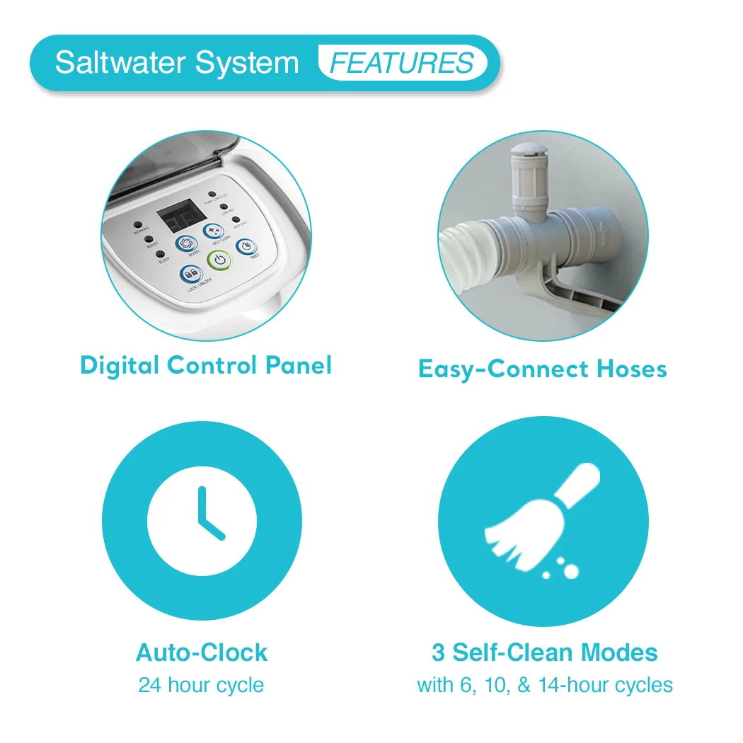 Intex 26661EG Krystal Clear Pool Small and Sleek Saltwater System, 110-120V - Image 26