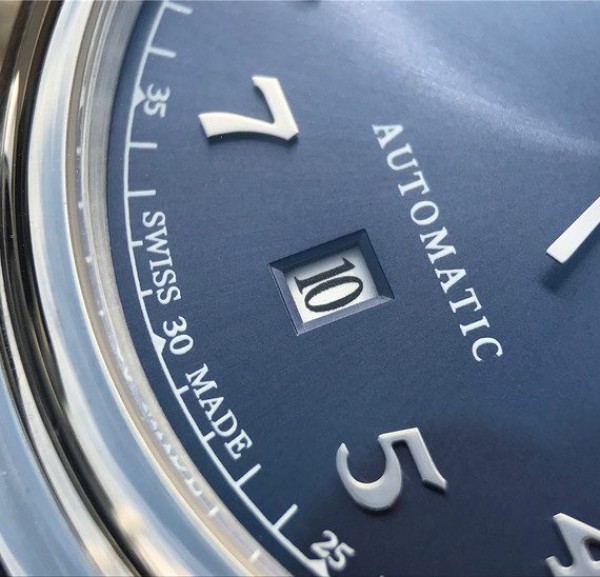 Replica IWC TW Da Vinci IW3566 Blue Dial Black Leather Strap A2892 - Top club