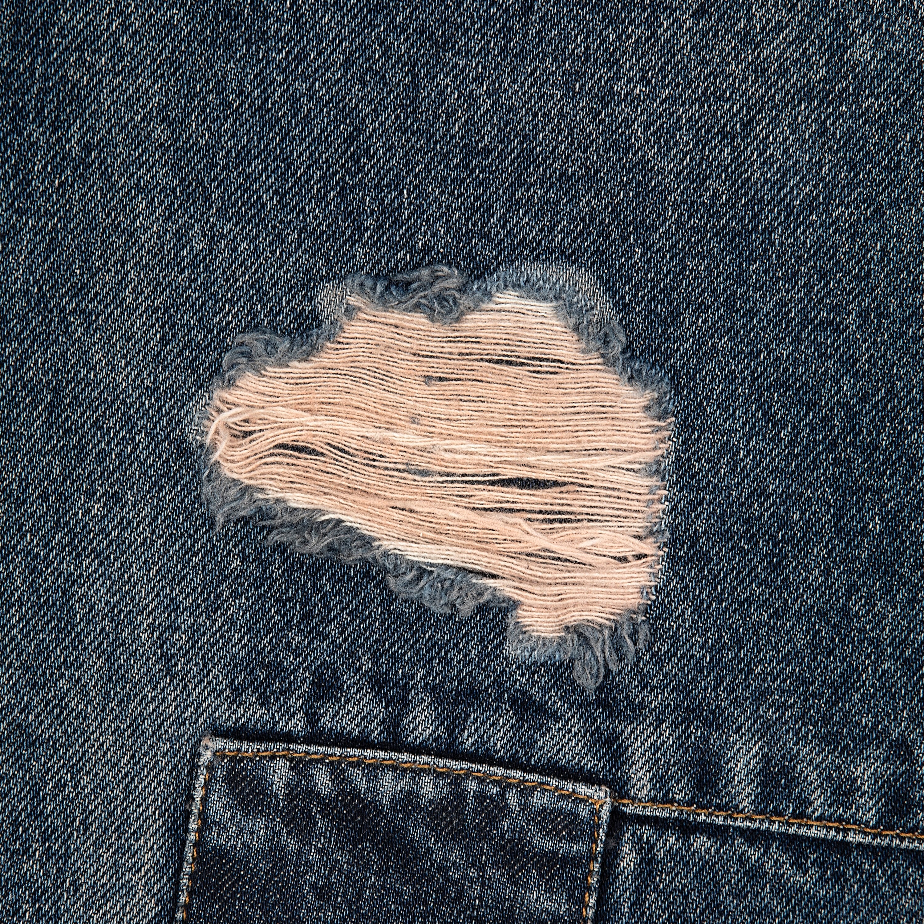 "blossom v2" patchwork washed Denim