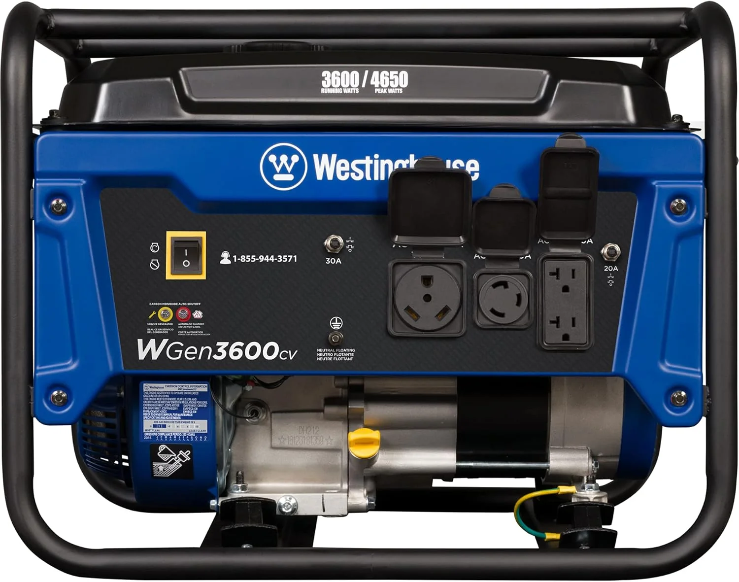 Westinghouse Portable Generator 3600 Running Watts 4650 Peak Watts 30A Outlet - 212cc - Image 7 Westinghouse Portable Generator 3600 Running Watts 4650 Peak Watts 30A Outlet - 212cc - Image 7