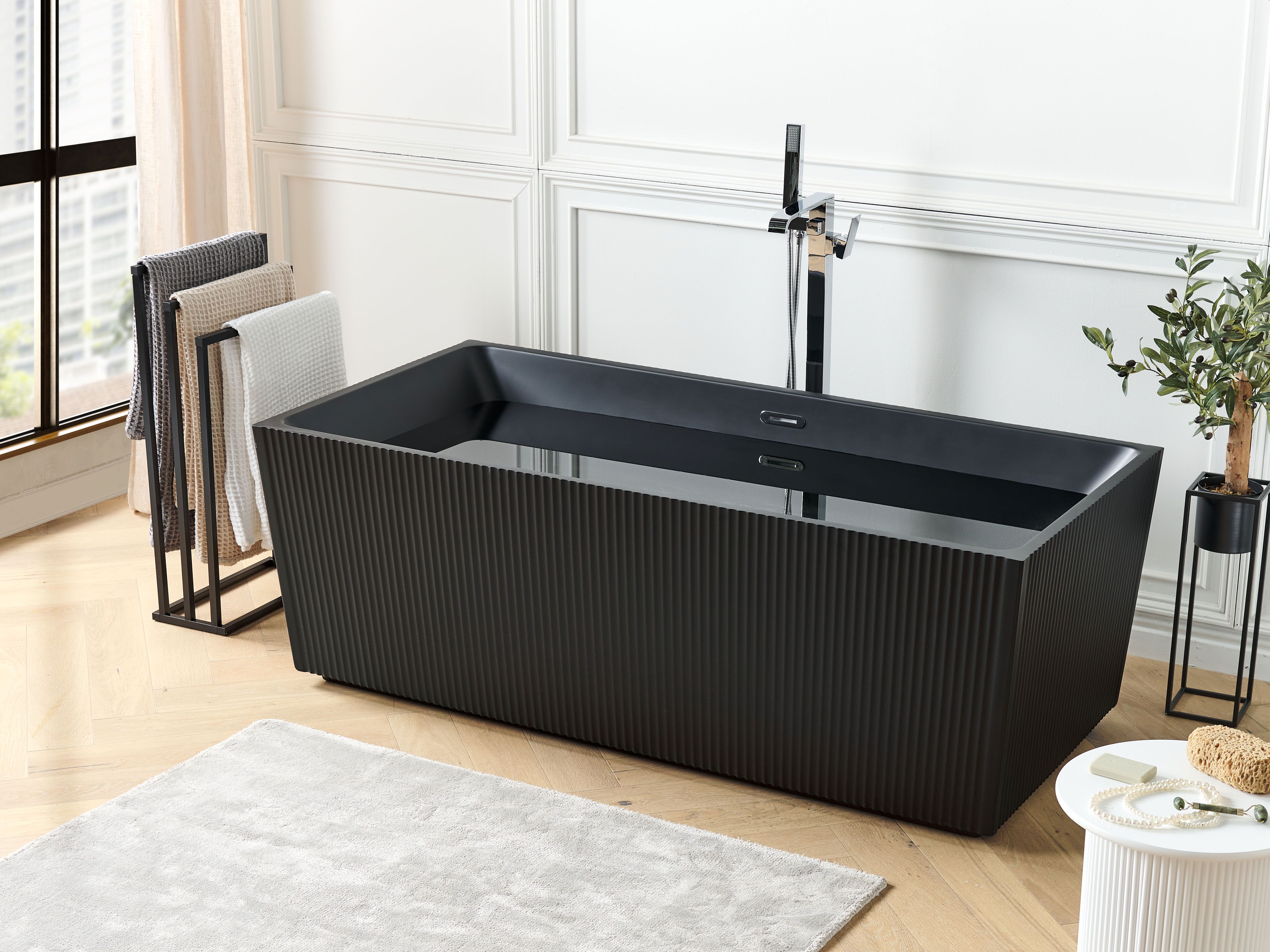 Freestanding Bathtub GOCTA 1700 x 800 mm Black