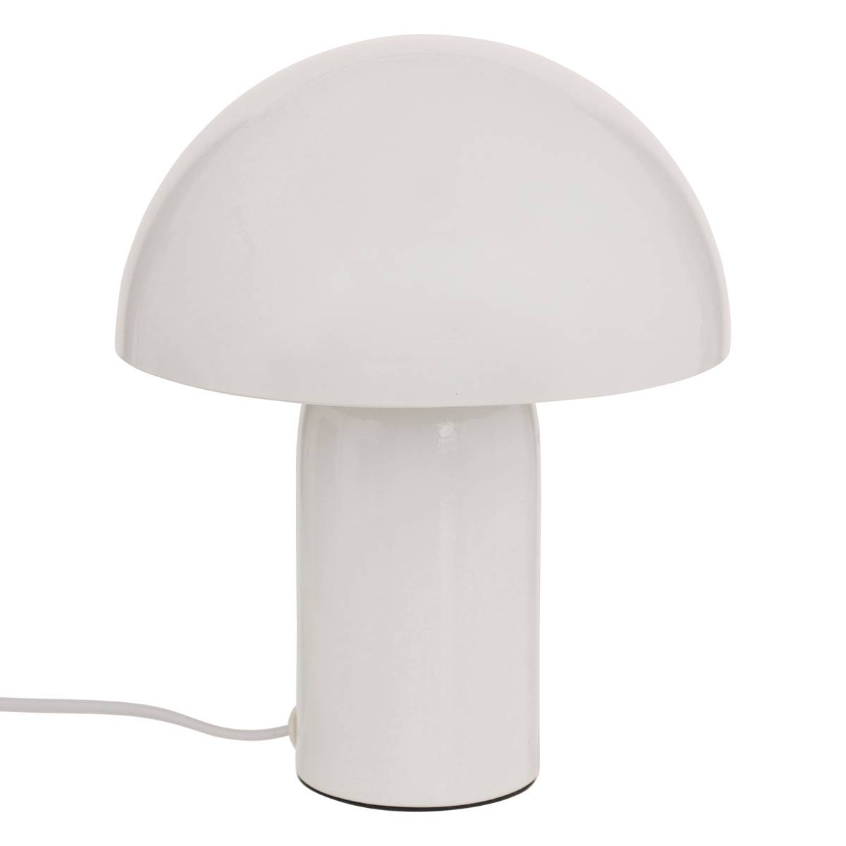 Mushroom Lamp Sector "Lito" White, H.24.5 cm