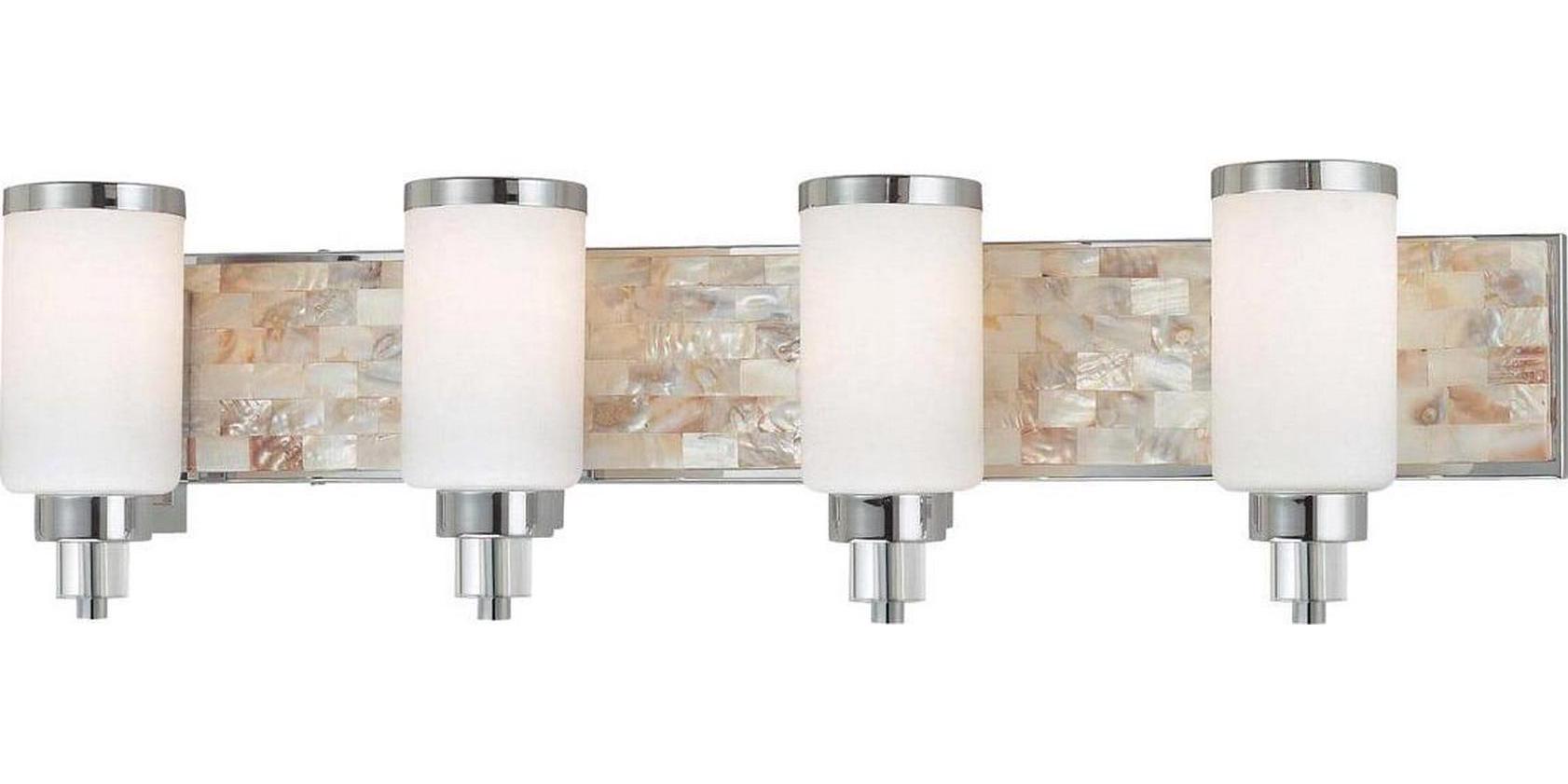 4 Light Contemporary Bath Vanity In Contemporary Style 8.25 Inches Tall By 34 Inches Wide Minka Lavery 3244-77