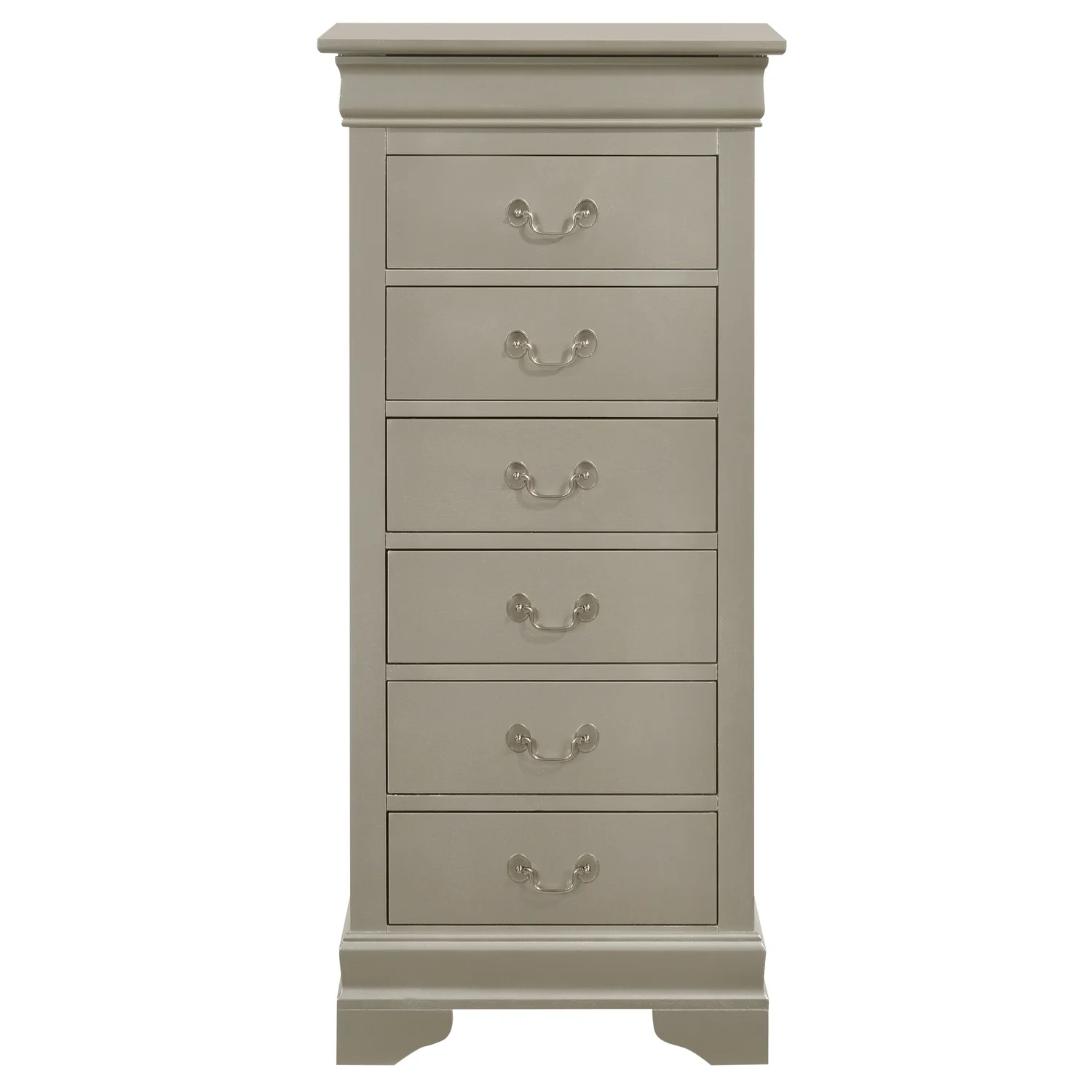 Glory Furniture Louis Phillipe 7 Drawer Lingerie Chest in Cherry - Image 31