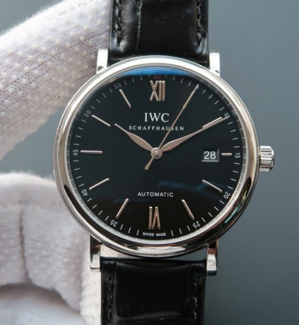 Replica IWC MK Portofino Automatic IW356502 Black Dial A2892 - Top club