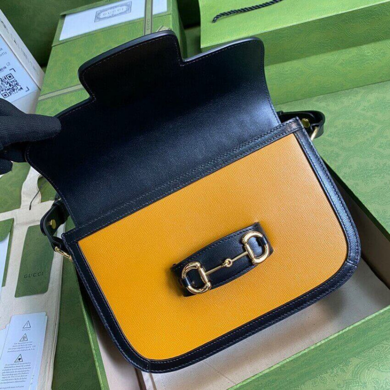 Replica Gucci Horsebit 1955 Small Bag 602204 In Brick/Sand Leather1:1High-quality replica