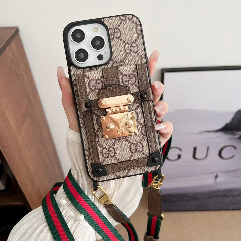 GG Card Bag Chain Classic iPhone Case - Wholesale & Influencer