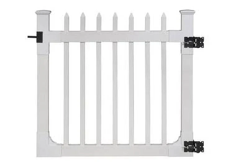 WamBam White Vinyl Picket Fence Panel Kit, 4ft H x 6ft W, 1 Panel + 1 Post - BL19101 - Image 21 WamBam White Vinyl Picket Fence Panel Kit, 4ft H x 6ft W, 1 Panel + 1 Post - BL19101 - Image 21