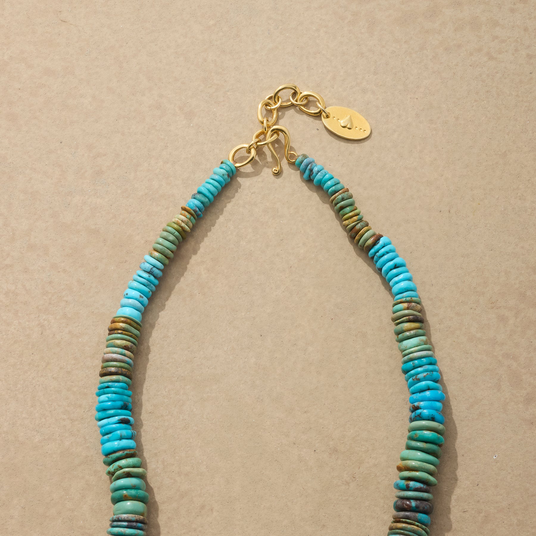 Turquoise Disk Necklace - Sundance Clothing